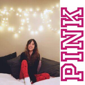 Victoria's Secret Pink | Thermal "Love Pink" Waffle Pajama Bottoms | Size Small